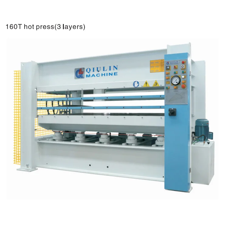wood panel  melamine hpl laminating wood working machine hot press machine for particleboard