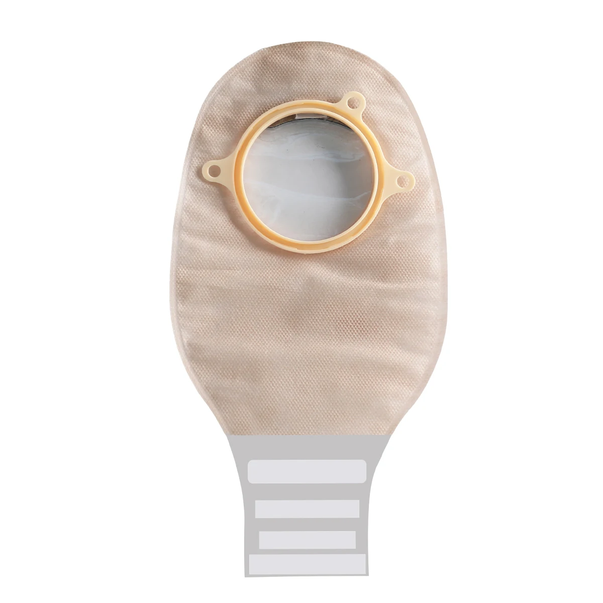 Two piece 57mm or 70mm transparent drainable colostomy bag
