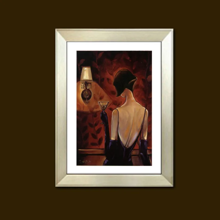Western-Style Oil Painting Portrait Art Wall Holding Pottery Female Hotel Bathroom Decoration Painting