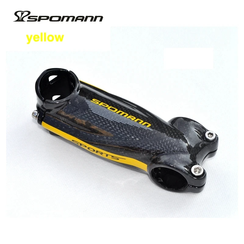 2024 SPOMANN MTB Stem Carbon 70-120*31.8mm 3K Bicycle Stem for Mountain Cycling Road Bike Parts