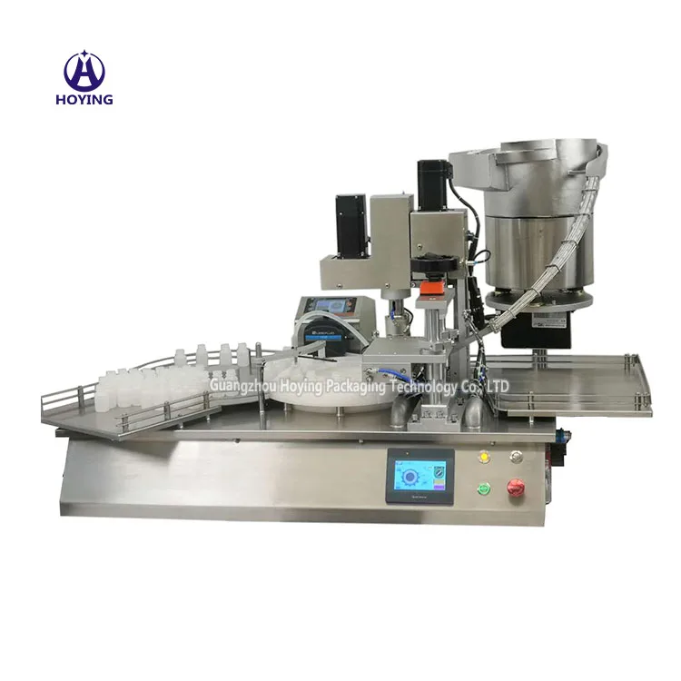 Desktop automatic rotary perfume oil bottle essential oil bottle filling capping machine