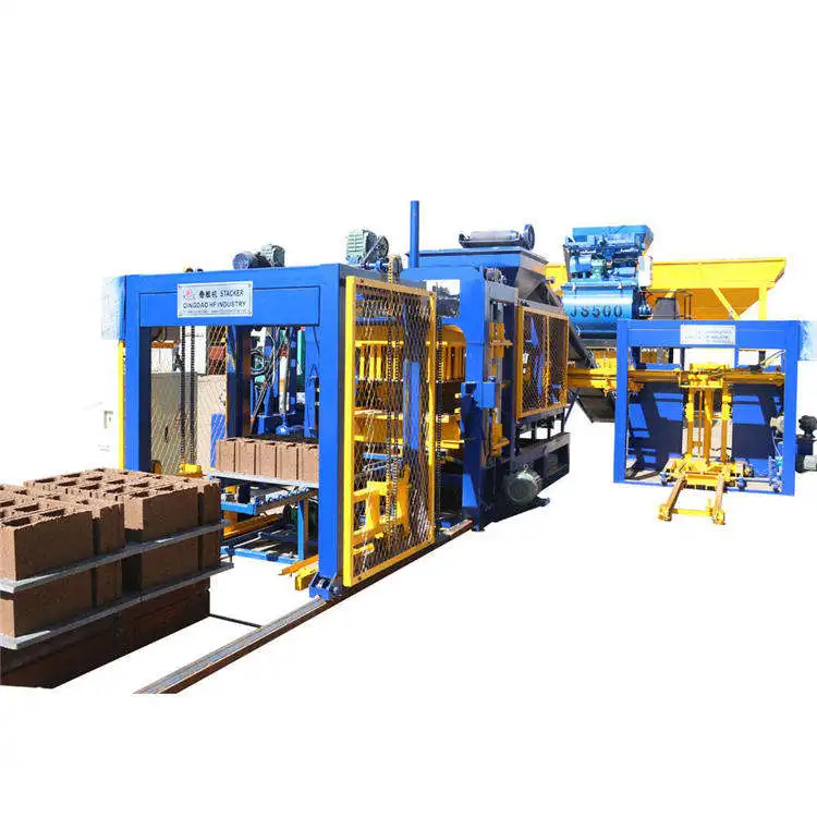 QT6-15 Concrete Hollow Block Making Machine Price Manufacturer Cement Paver Machine Brick Making Machine South Africa 6200 16mpa