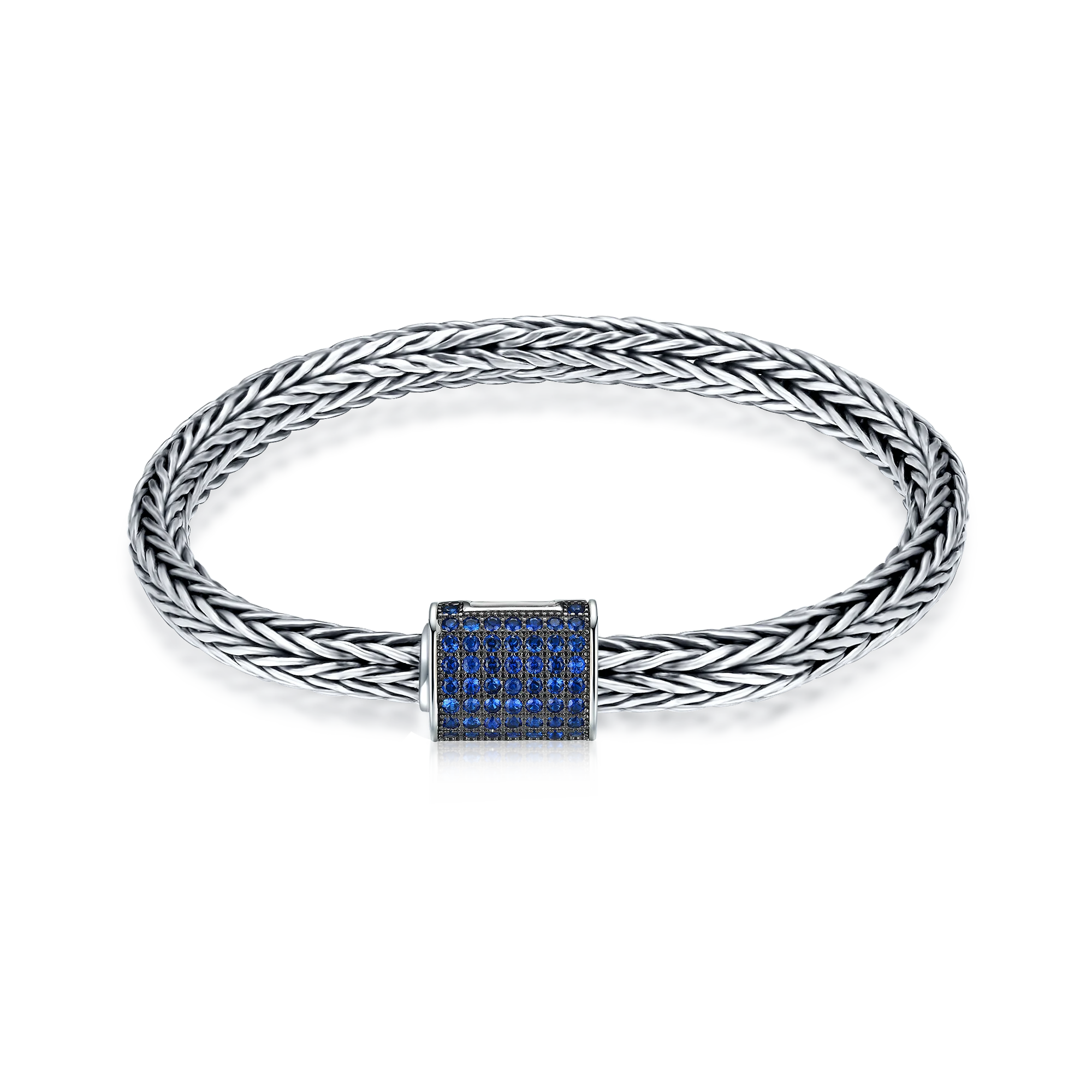 Nickel Free Bali Legacy Heavy Bracelet Braided Tulang Naga Buckle Bracelet Silver 925 Sterling Handmade Foxtail Bracelets