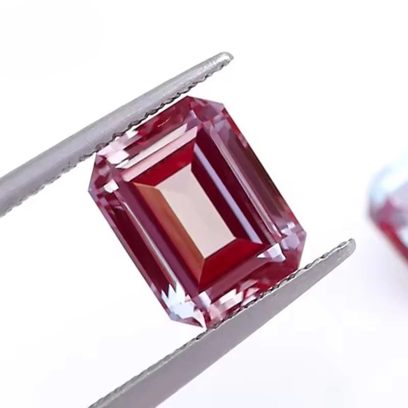 Hot Sale High Quality Lab Grown Alexandrite Stone Emerald Shape Loose ForJewelry