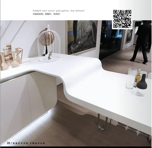 
New texture artificial stone---acrylic solid surface texture similar to nature stone and color similar to wood 