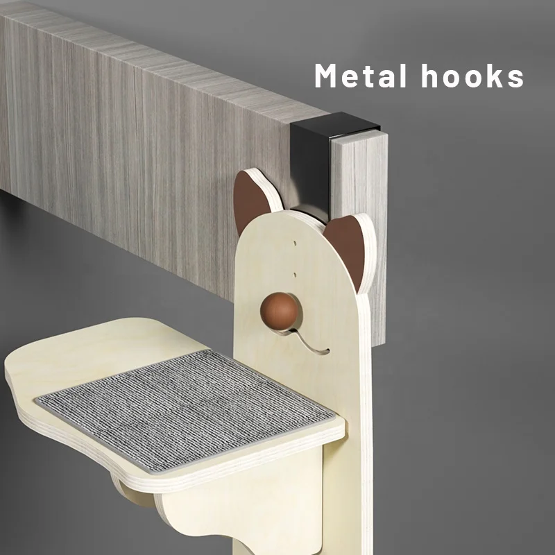 cat scratcher climbing frame cat wall mounted cat climbing ladder wood stairs