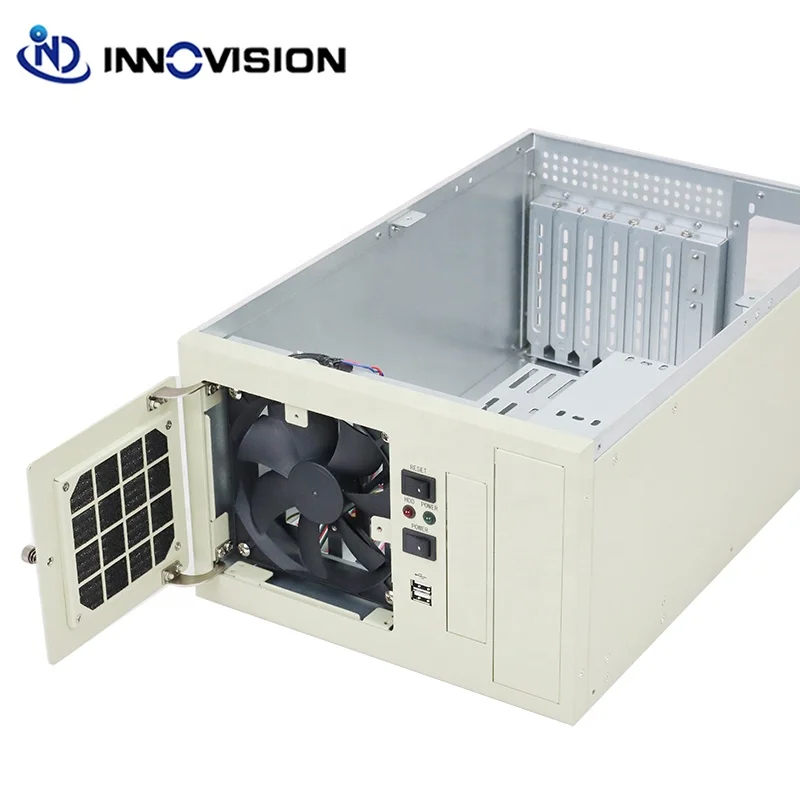 Fashionable 6-Slot Desktop Wall mount server case for Internet cafe storage nas vpn monitoring system workstation