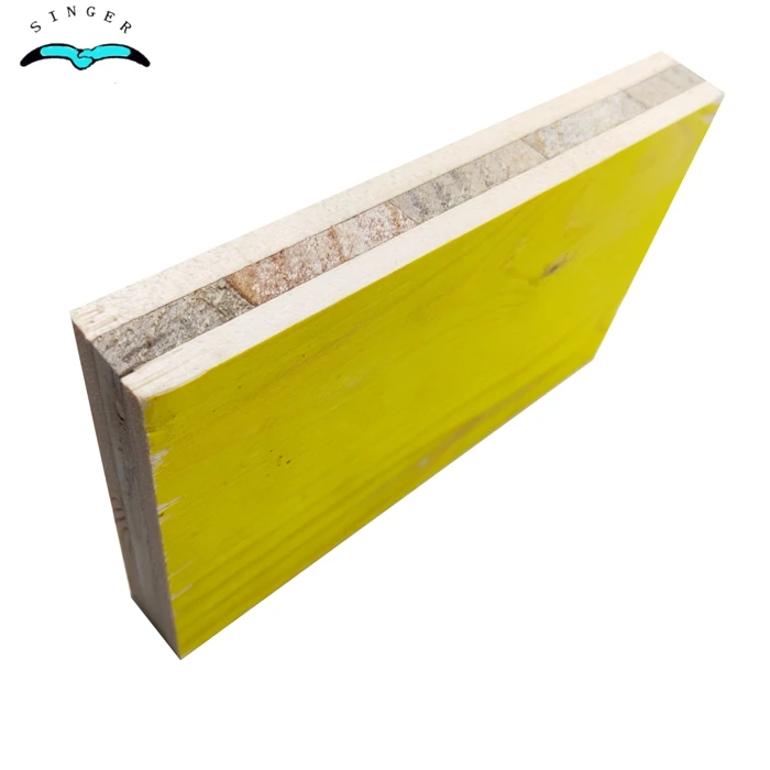 27mm pine core 3ply yellow shuttering panels / construction formwork panels price