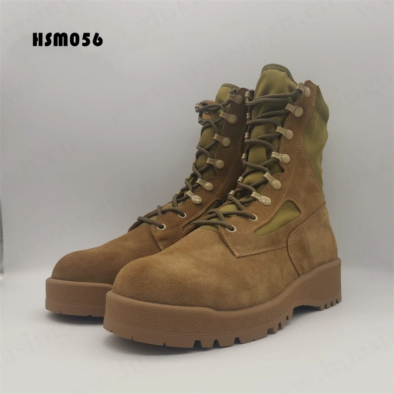 YWQ,Chile market popular anti-smash multi-color combat boots durable rubber outsole tactical boots with waterproof sock HSM056