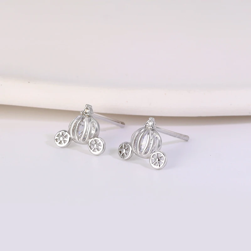 Wholesale 2022 Cartoon Simple Jewelry Cute Diamond Mini Mouse Child Stud Earrings For Girls