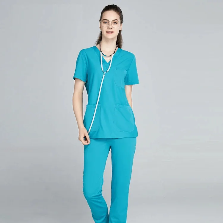 High Quality Fashionable Women Beauty Cherokee Stylish Nursing Scrubs Hospital Uniform