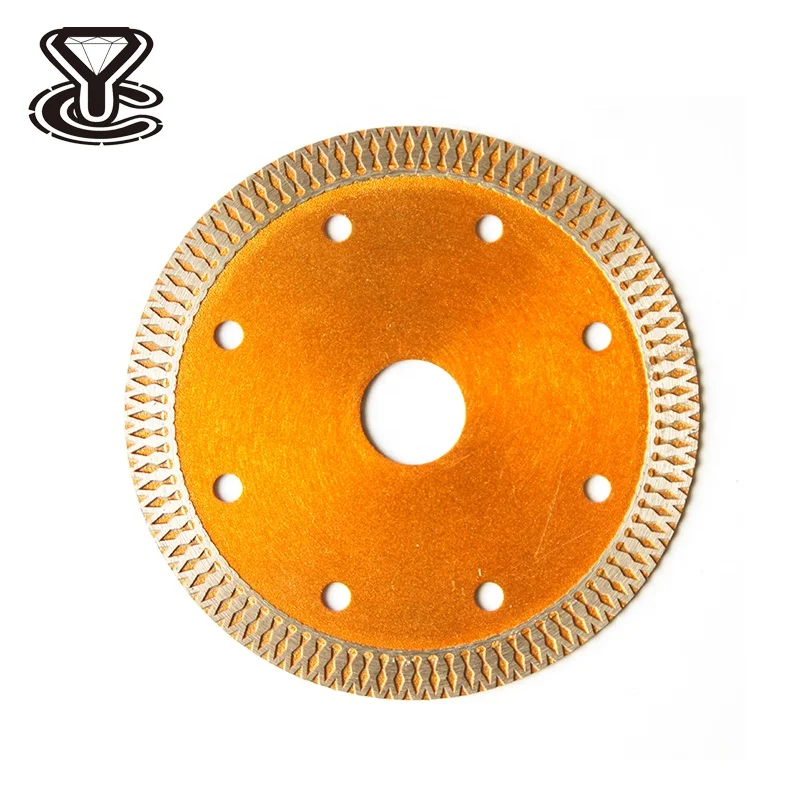 High quality dry cut ultra-thin X-turbo diamond saw blade for ceramic tile cutting
