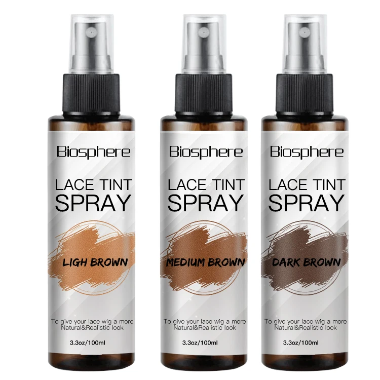 
Wholesale Private Label Skin Tone Color Natural Looks Lace Tint Spray For Wigs 