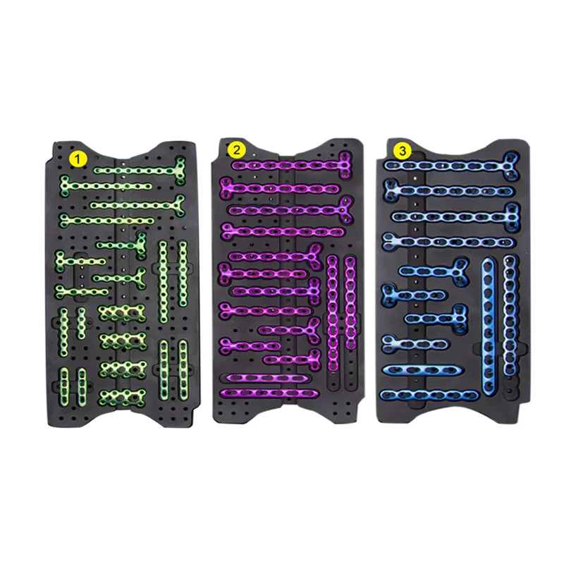 Hot Types Orthopedic Surgery Plates And Screws Implants Mini Titanium Locking Plate Set For Fingers And Palms Bone Trauma