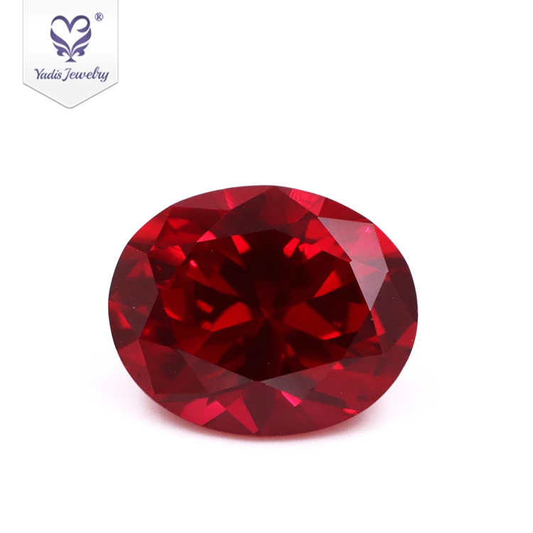 Yadis Gems Precious stones ruby oval hape ruby gemstone lab gemstone