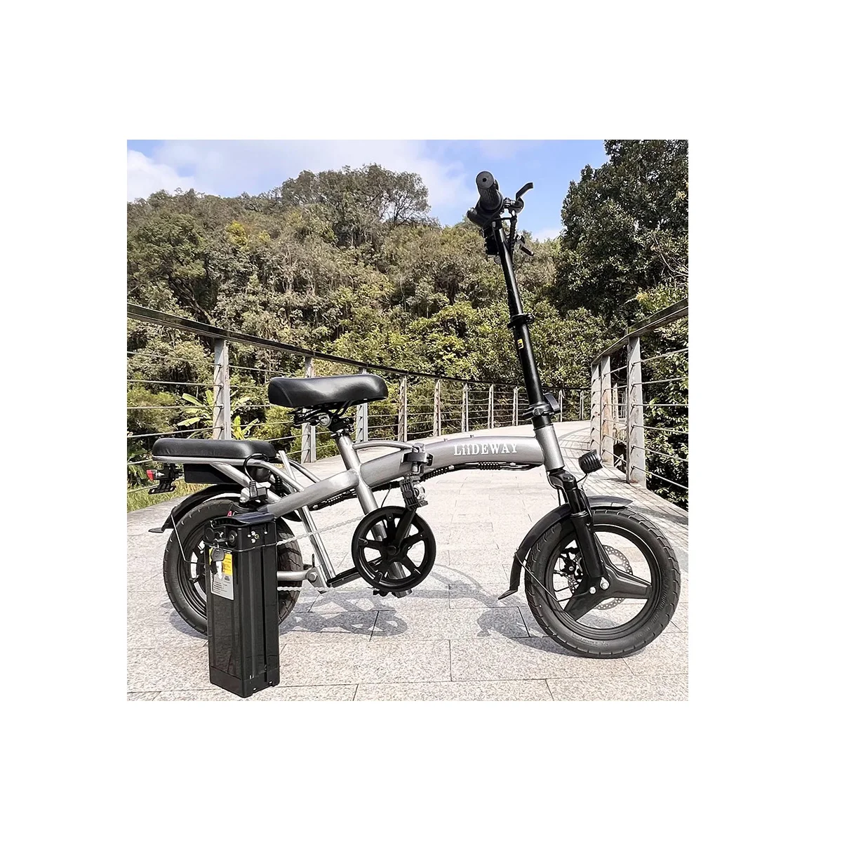 Electric Bicycle 14Inch High Power mini folding Ebike Electric bike