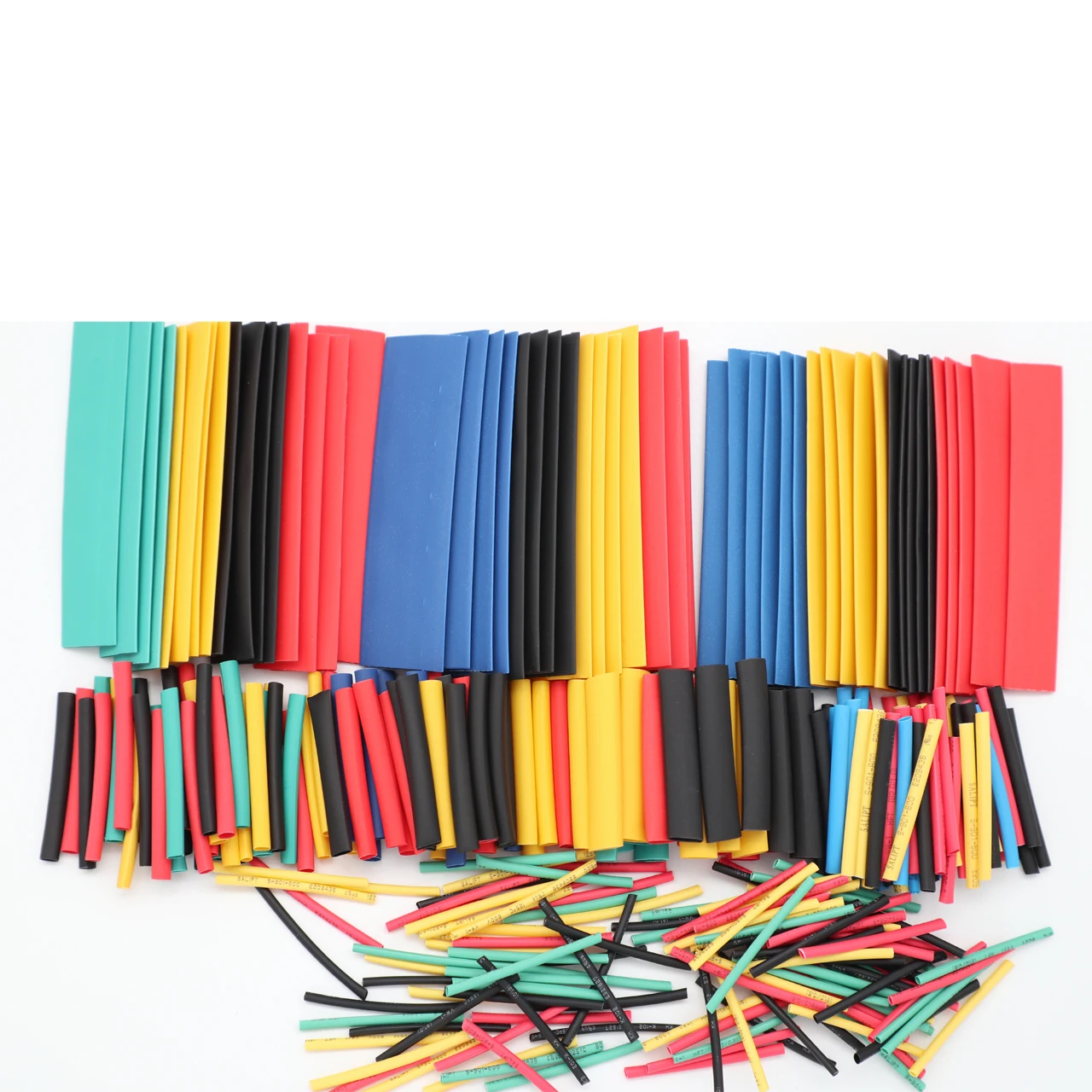  328pcs/set fiber optic polyolefin electrical insulation identification tube cable thin wall heat shrink