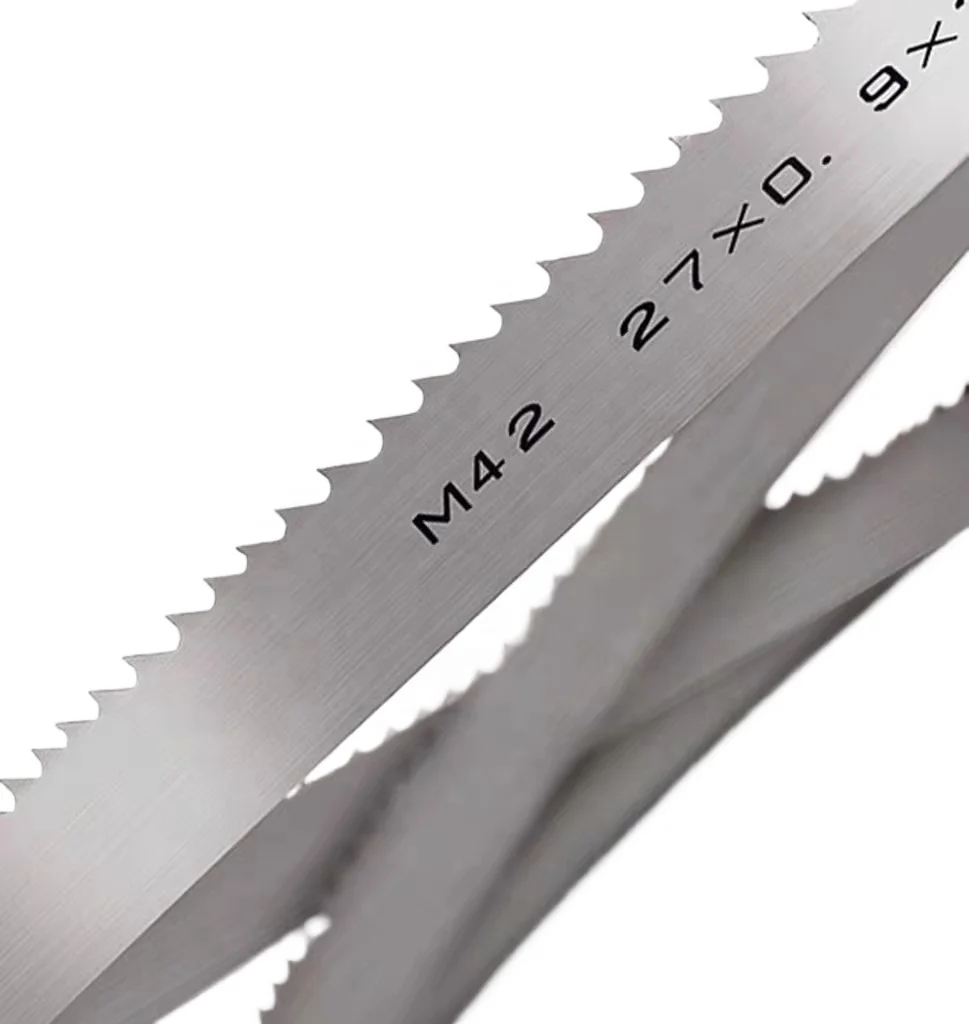 TGS Durable Metal Cutting M42 Hss Band Saw Blades 4115x27mm 3505*27mm Bimetal Bandsaw Blades For Cutting Stainless Steel Bars