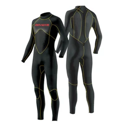 High Quality Full Body best dive wetsuit back Zipper freediving wetsuit 5mm neoprene fabric Wetsuit for Diving Surfing