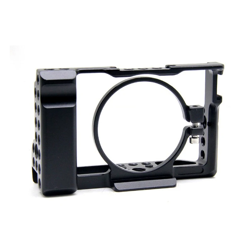 RX100M6 Camera Video Cage for Sony Camera Aluminium Mount Rig for Camera Video Accessories Cage Bracket Quick Release Mount