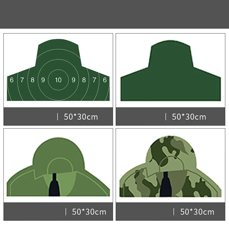 Wholesale Paper Shooting Target Outdoor Sports Training Chest Round Paper Shooting Targets Labels