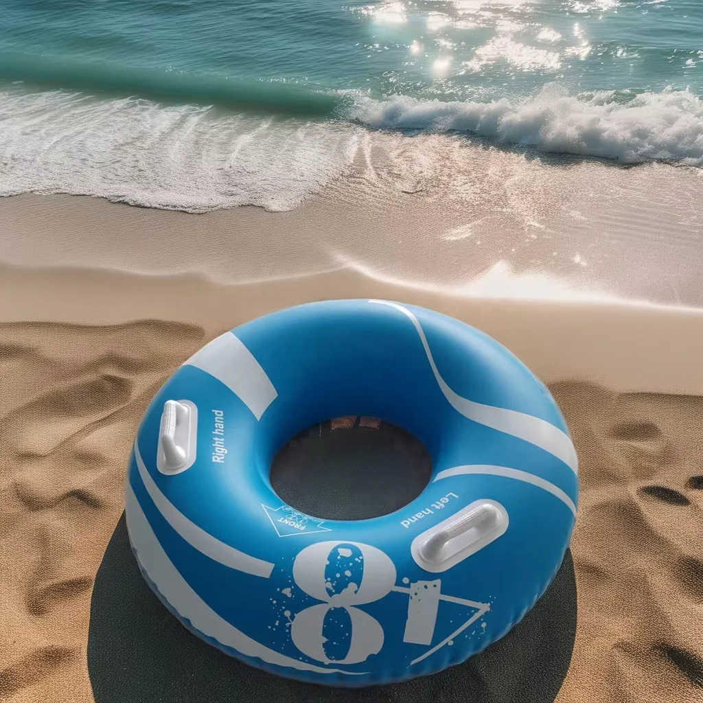 Inflatable Single & Double Waterpark Tube for Kids and Adults Floating River Tube Swim Ring for Water Sports Entertainment