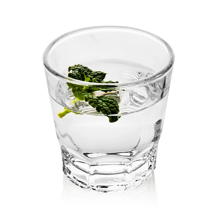 ABO 2 oz custom logo korean mini glass cup soju shot glass for vodka beer liquors drinking