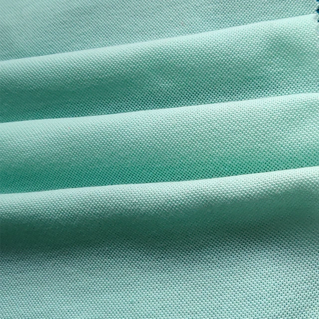 
TC 65/35 Polyester Cotton Double Pique Fabric For POLO Shirt 
