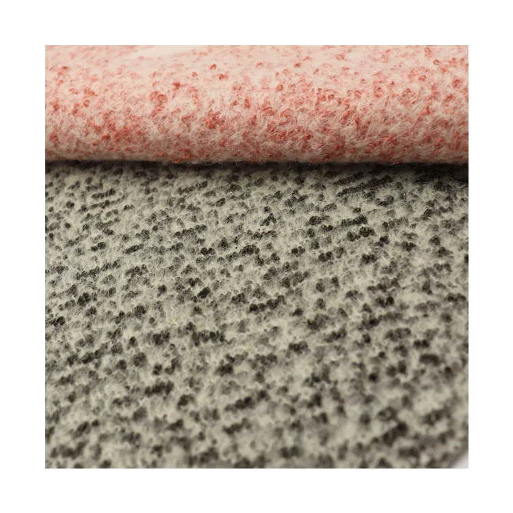 
popular jacquard style 20%wool 50%polyester 30%acrylic blend knitted fabric 