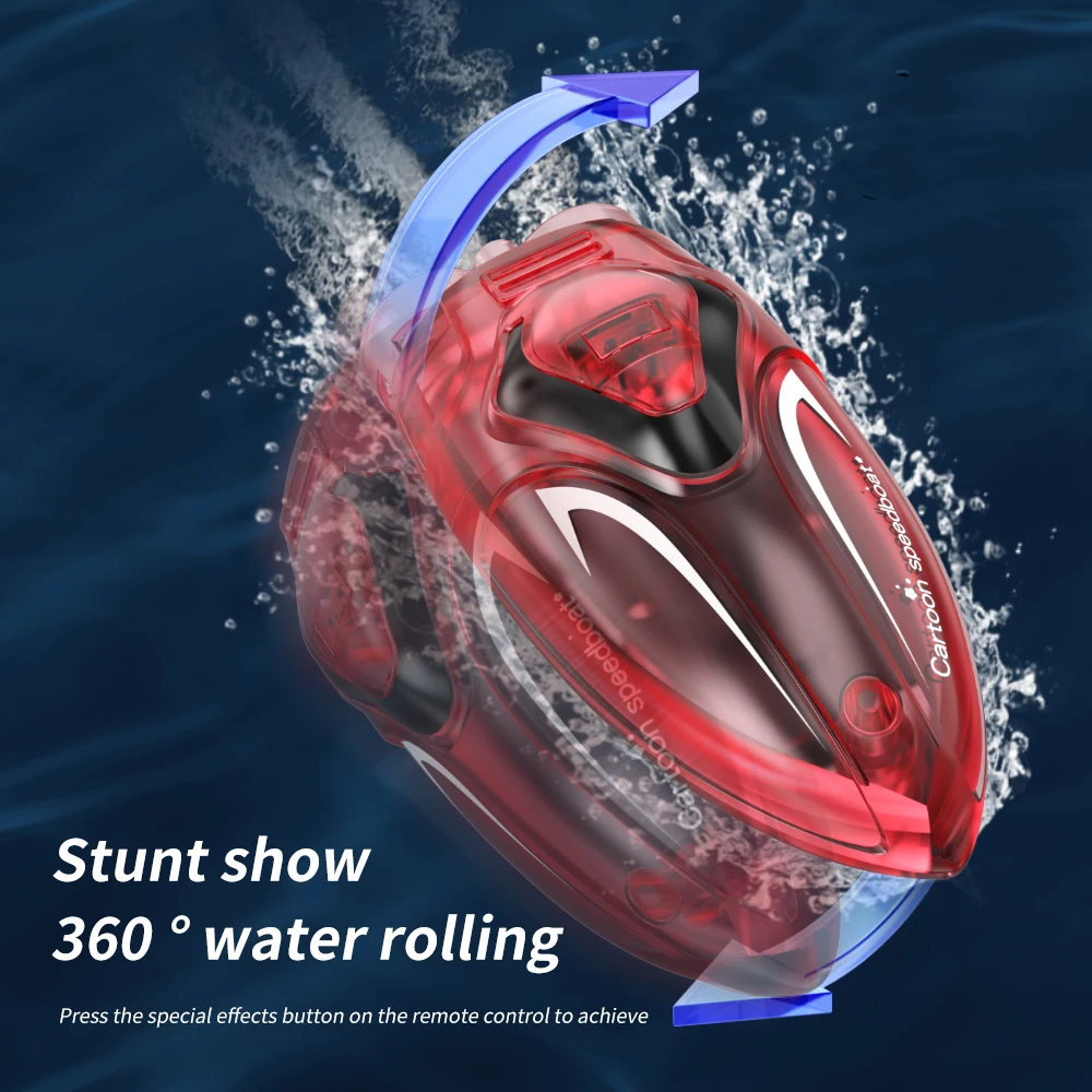 High Speed Mini Boat Waterproof Brushless Radio Control Boat RC Speedboat Ship
