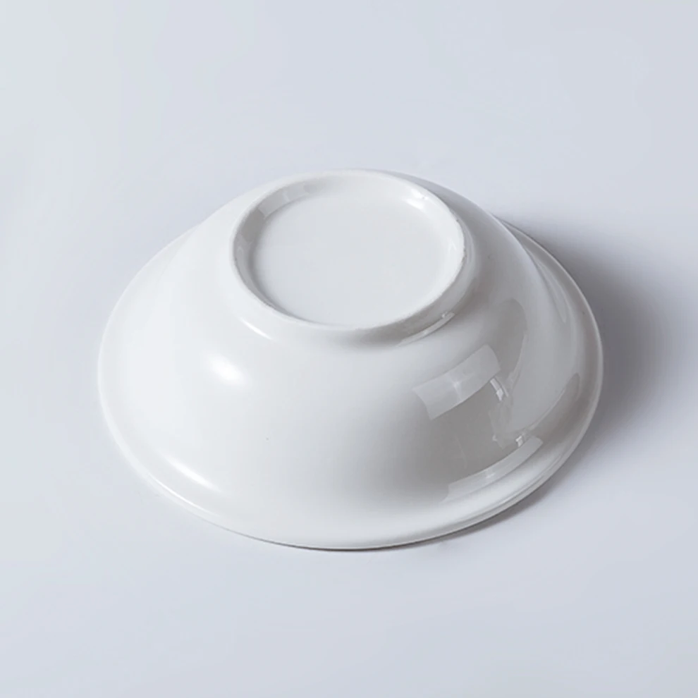 OEM ODM accepted YAYU china embossed fruit salad basin western style porcelain rice serving bowls ceramic shark fin soup bowl