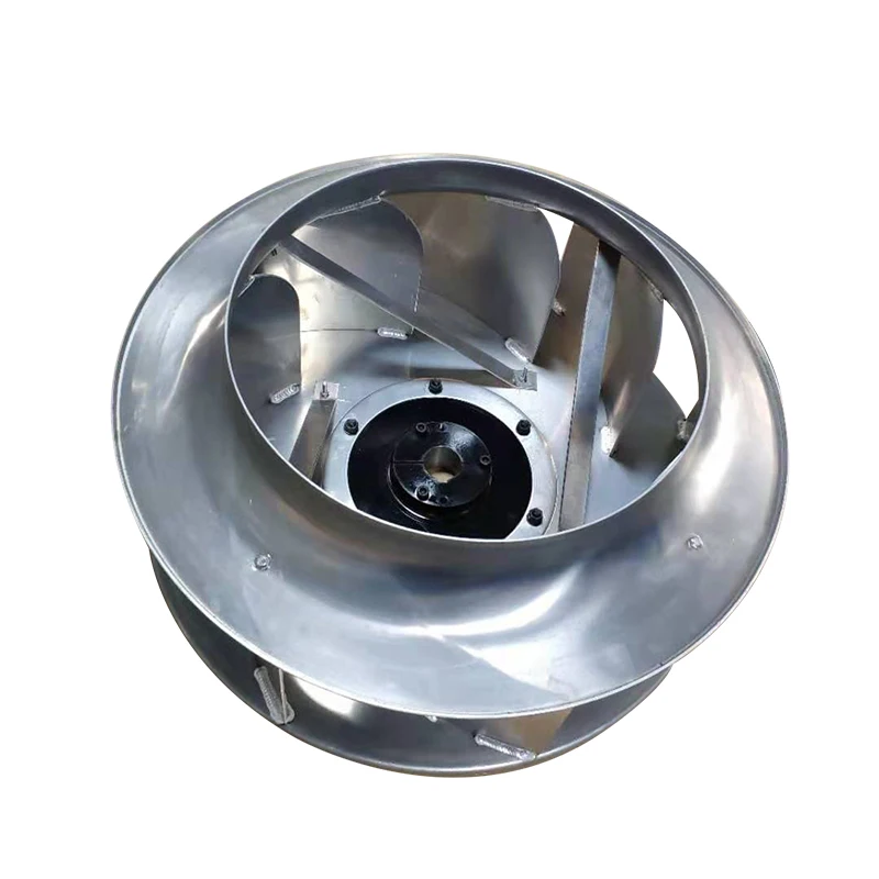 Aluminum alloy centrifugal fan impeller oil mist purification dust removal fan blade