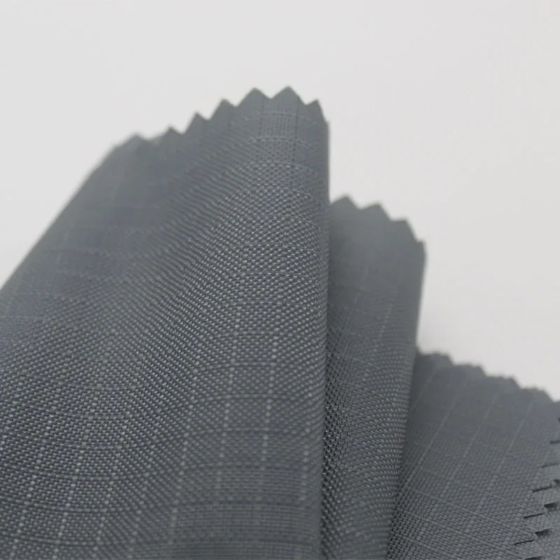 200D 5mm 100% polyester PU coating oxford ripstop backpack beam rope fabric