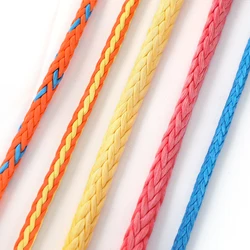 Нейлоновый трос двойная плетеная нейлоновая док-станция буксировочный трос сверхпрочный нейлоновый ШВАРТОВЫЙ канат для лодки