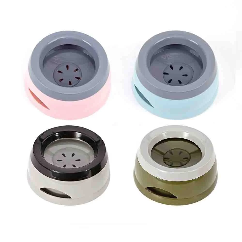 OEM para mascota Pet Plastic Feeding Bowl Anti Spill Anti Splash Travel Handheld Water Detachable Portable Dog Feeding Bowl