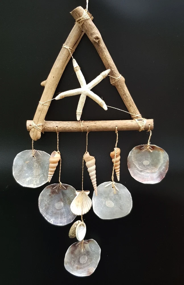 Door Hanging Decorative Home Decor Gifts & Crafts Door Accent Philippine Natural Shells And Driftwood Front Door Hanging Decor