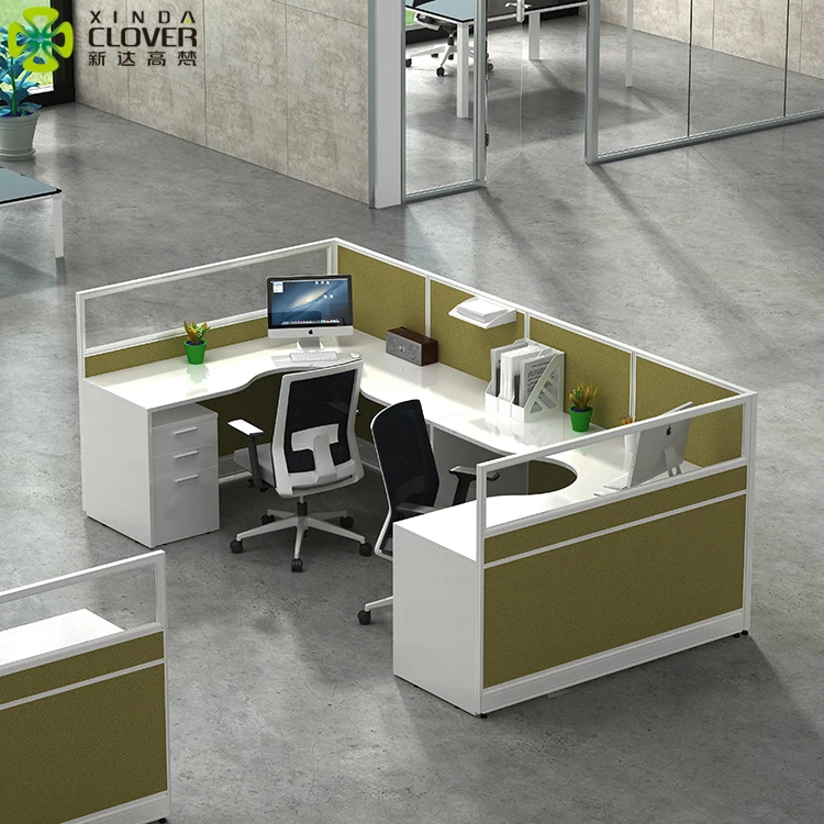 New Product Furniture Desk Table Customized Workstation Cubicles 2 Person Modern Appearance Office Cubicle