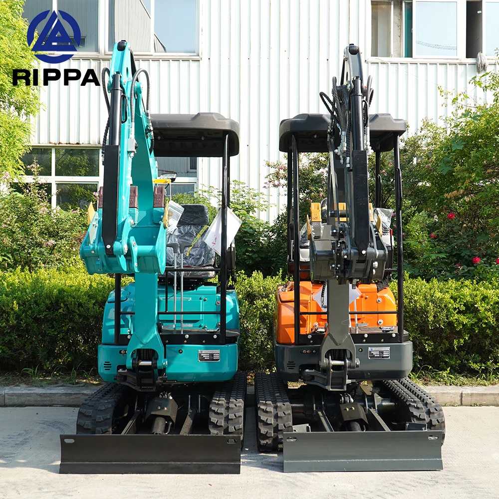 Chinese High Quality Tracked Mini Micro Excavator 1ton 1.7 Ton 1.8 Ton 2 T Mini Digger Excavator