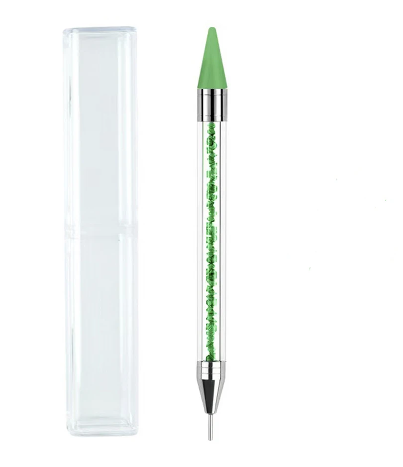 Nails Salon Professional Nail Art Pen Tools Rhinestones Dotting Picker Pick Wax Pen For Crystal