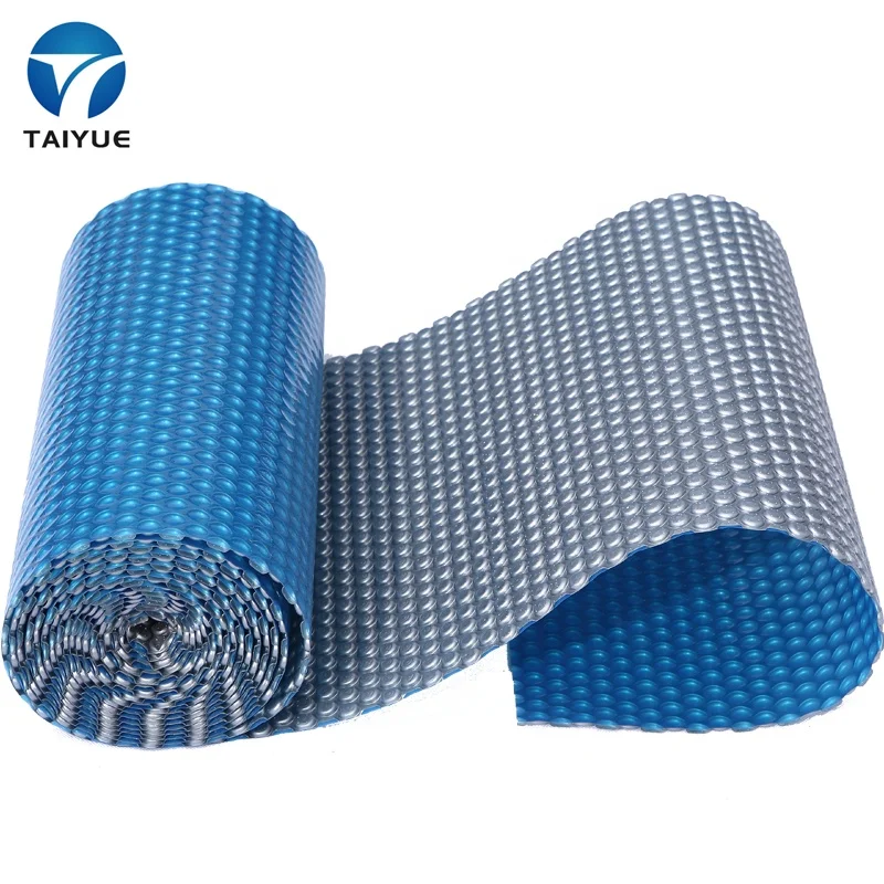 Customized Size PE Plastic Bubble Inflatable Pool Cover for Outdoor Swimming Pools