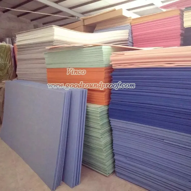 acoustic Polyester Fiber Panels for Sound Absorber and Noise Barriers for wall