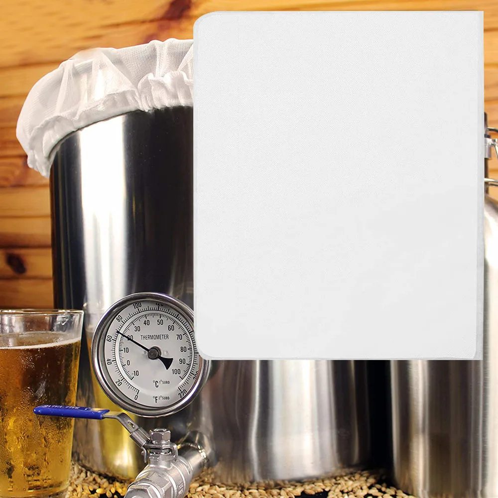 Beer Homebrew Filter Bag for Brewing Malt Boiling Wort Mash Strainer Tool Mesh Nylon Food Strainer Bag Nut Milk Juice Filter