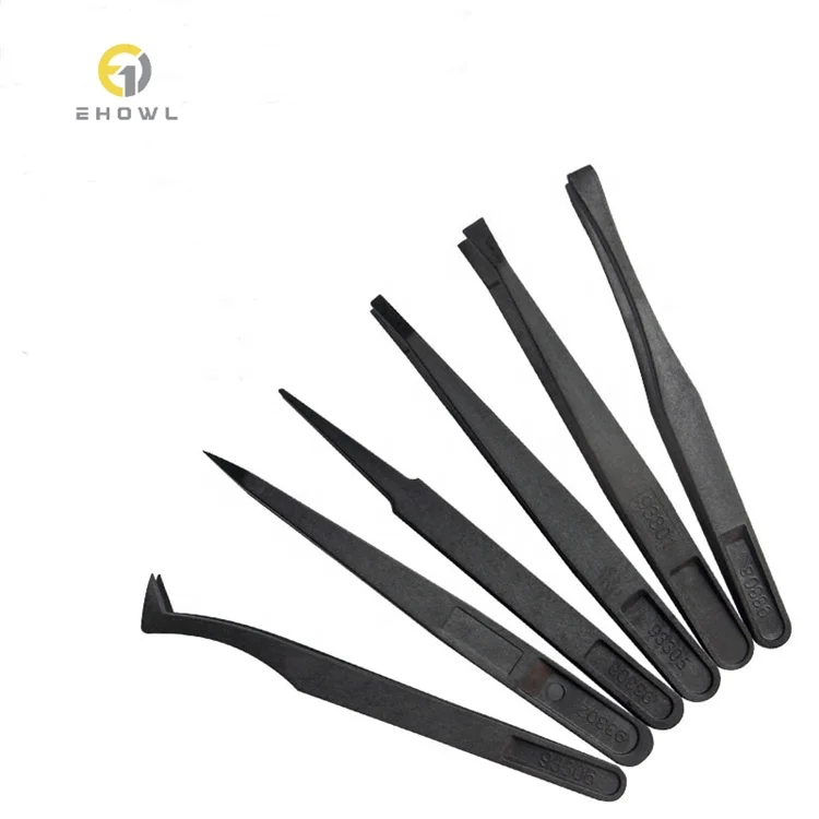 Wholesale High Quality Antistatic Esd Plastic Tweezers Antistatic Tweezers For Industry