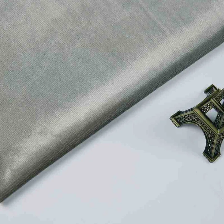 Colorful design polyester breathable home textile korea velvet sofa fabric