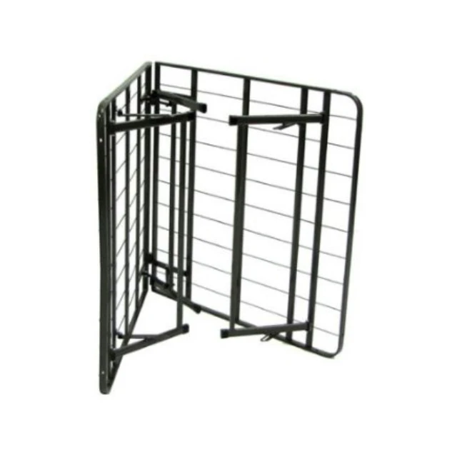 Iron folding single bed frame adjustable hotel bed base