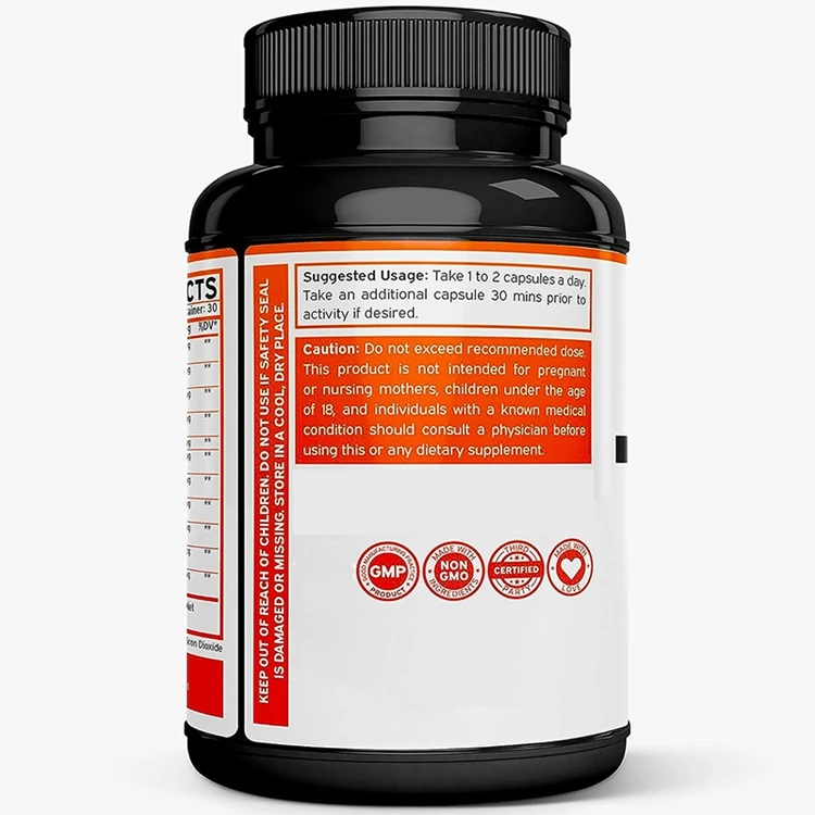 Maca Root Ginseng Yohimbine Tribulus L-Arginine 60 Count Horny Goat Weed For Men and Women