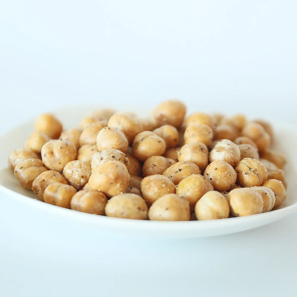 High Quality  Wholesale Healthy Snacks Fried Black Pepper Chickpeas