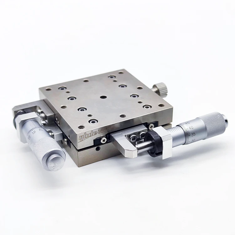 YHD High Precision EJF07 XY axis Linear ball guided Manual translation stage manual sliding positioning stage for cnc machine