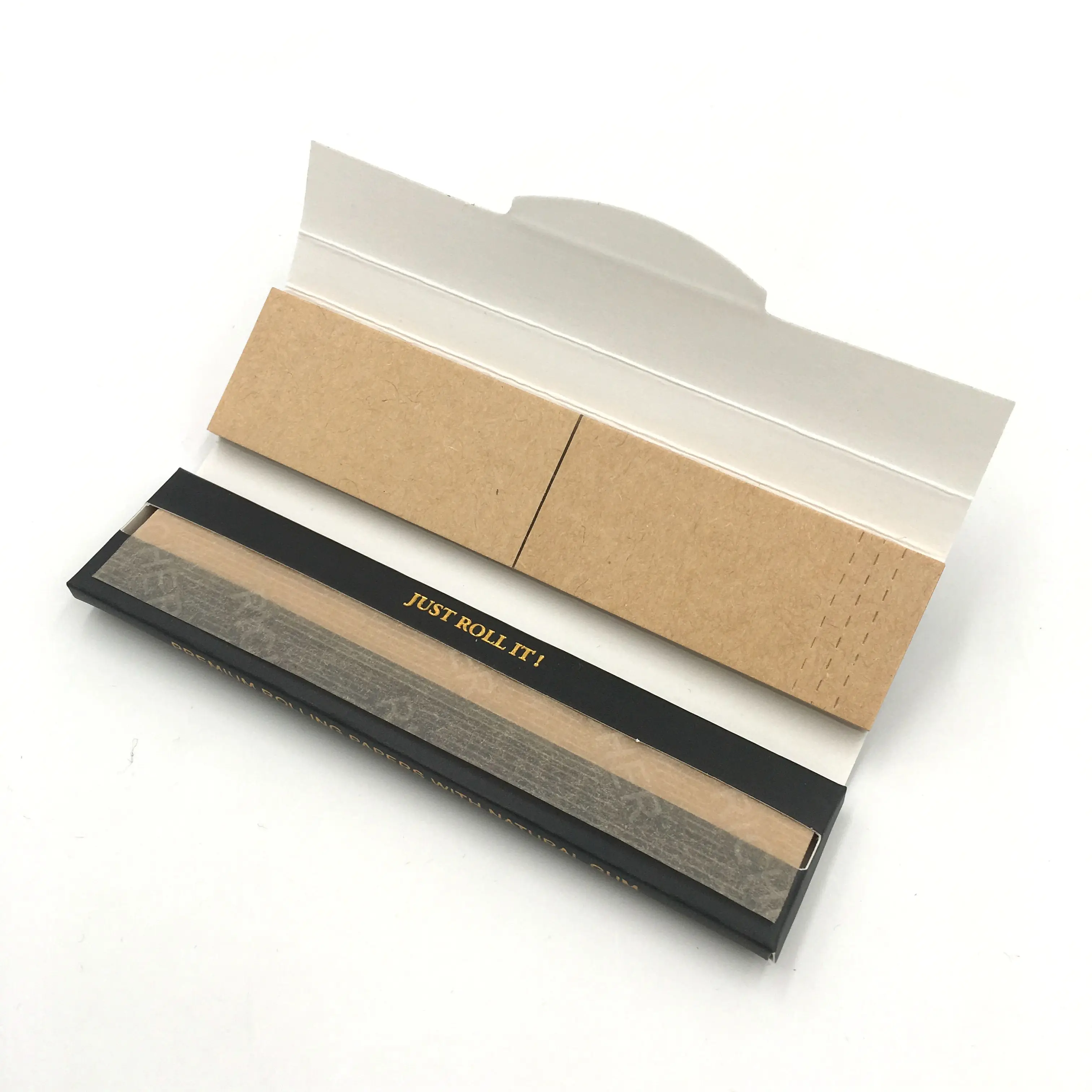 Индивидуальная золотистая/Серебристая упаковка kingslim 108*44 мм рулонная бумага для