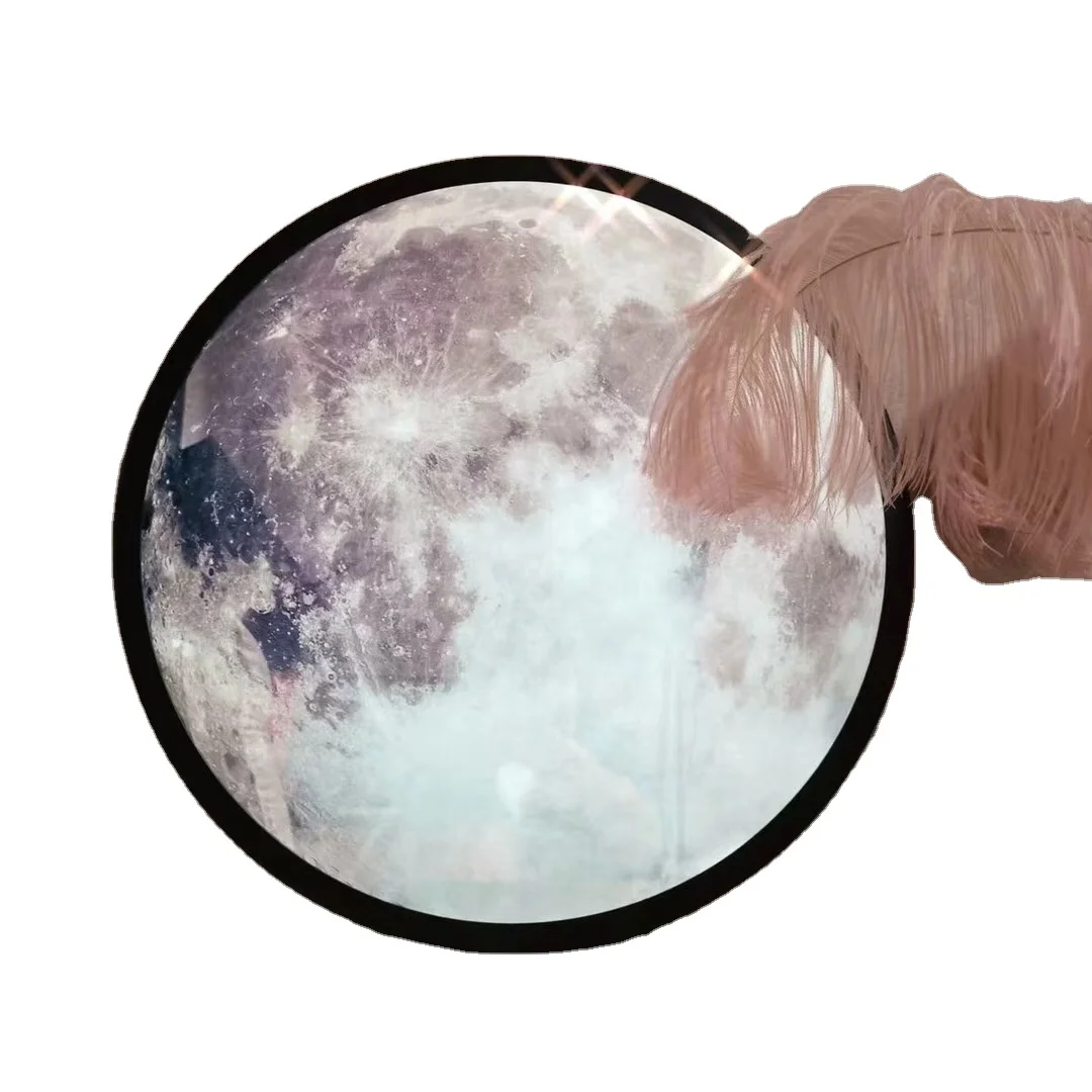 Ins pop moon зеркальный светильник атмосферный декоративный настенный лунный светодиодный креативный ночник лунное